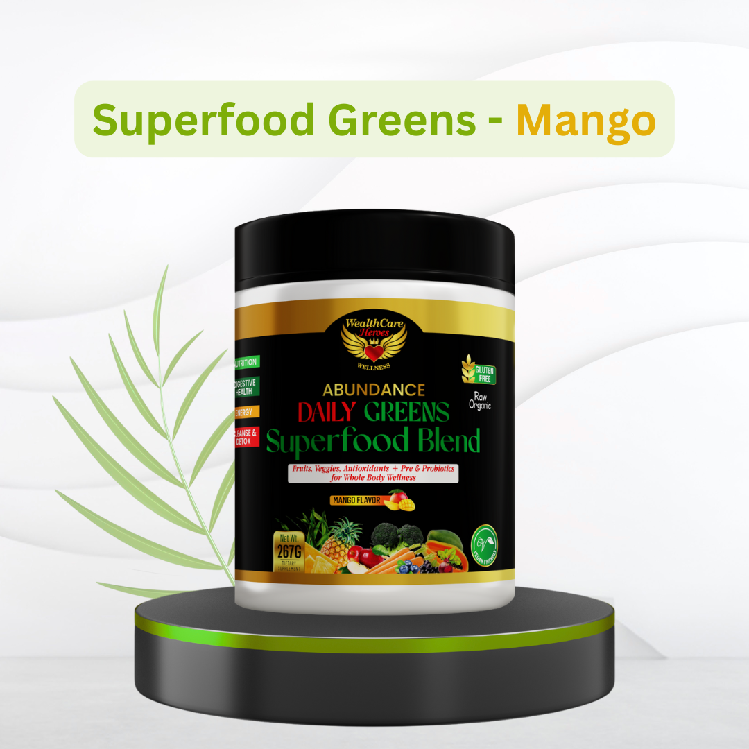 Abundance Daily Greens Superfood - Mango